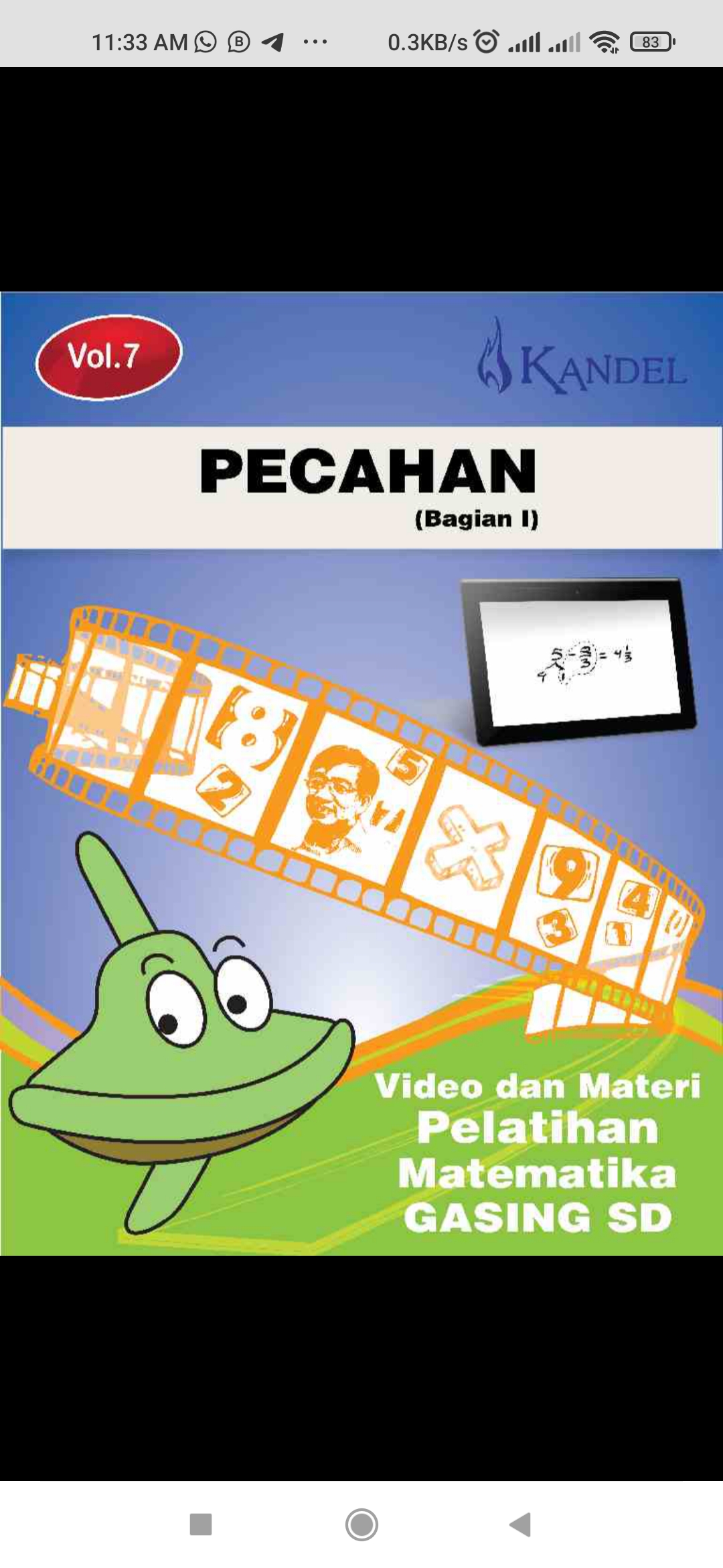 uemkaem-Vol 7 Video Tutorial Pelatihan Matematika - Pecahan - SD