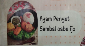 uemkaem-Ayam penyet sambel ijo