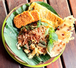 uemkaem-Nasi pecel telor