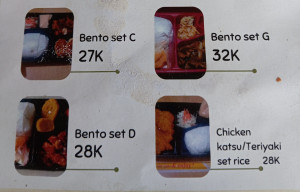 uemkaem-Bento set dan chicken katsu teriyaki